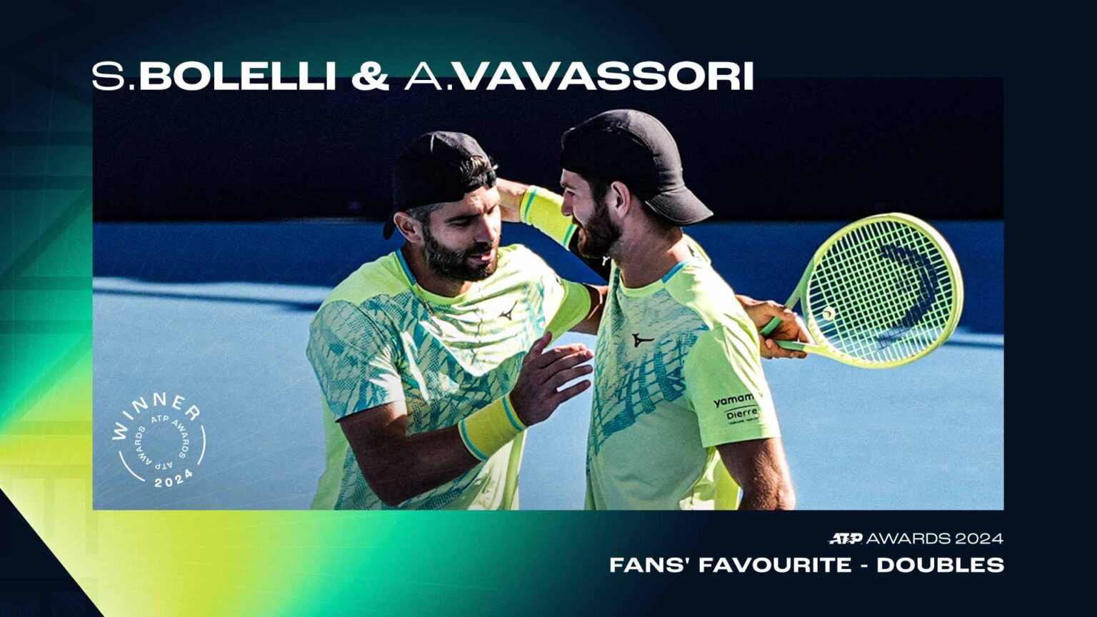 ATP Awards Andrea Vavassori Insieme A Simone Bolelli Votati La Coppia