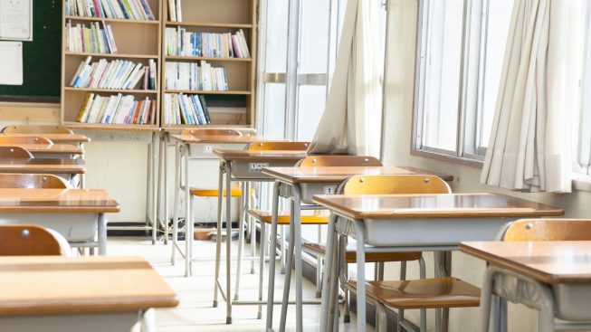 Interno di un’aula scolastica