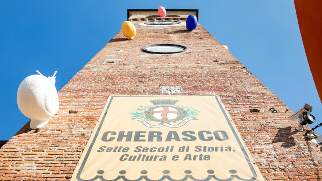 Torre civica Cherasco allestita